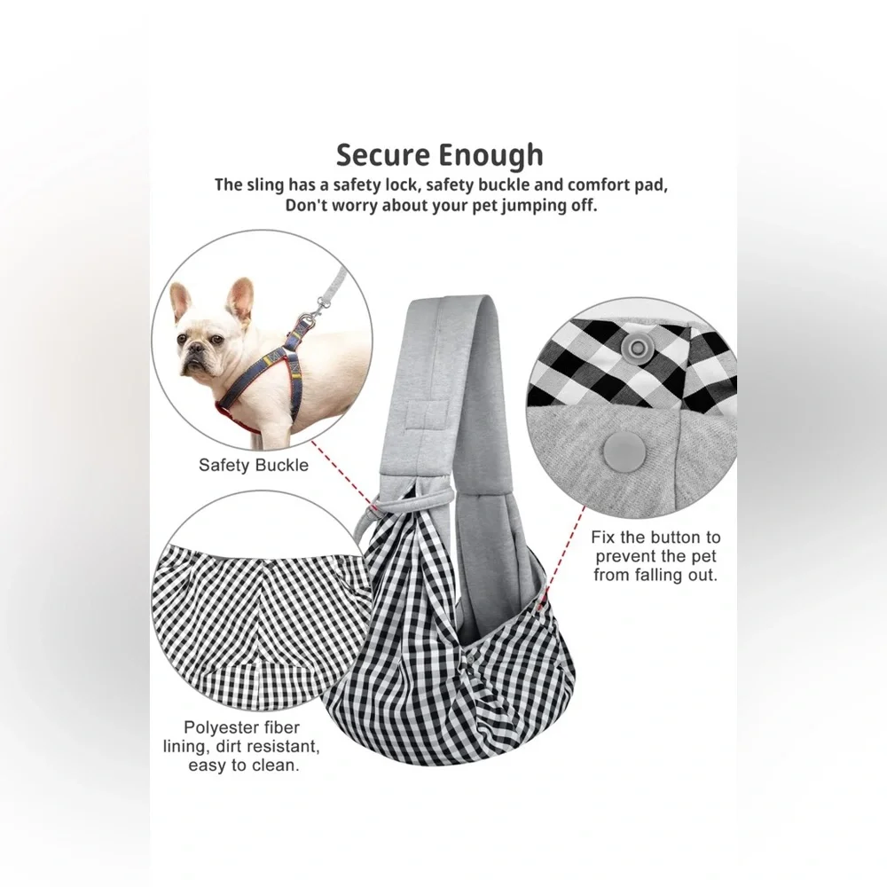 Dog Sling for Small Dog Up to 12 IBS